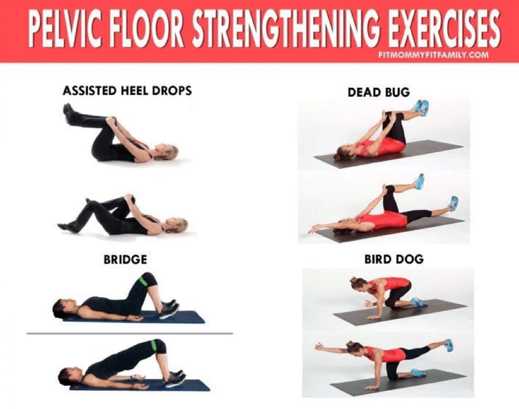 Pelvic floor strengthening exercise